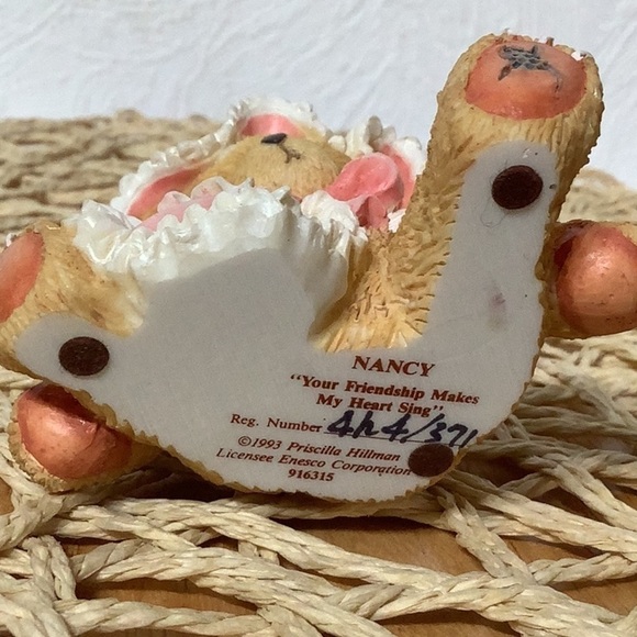Cherished Teddies - NANCY - “ Your Friendship Makes My Heart Sing “ - 1993 - Picture 3 of 9